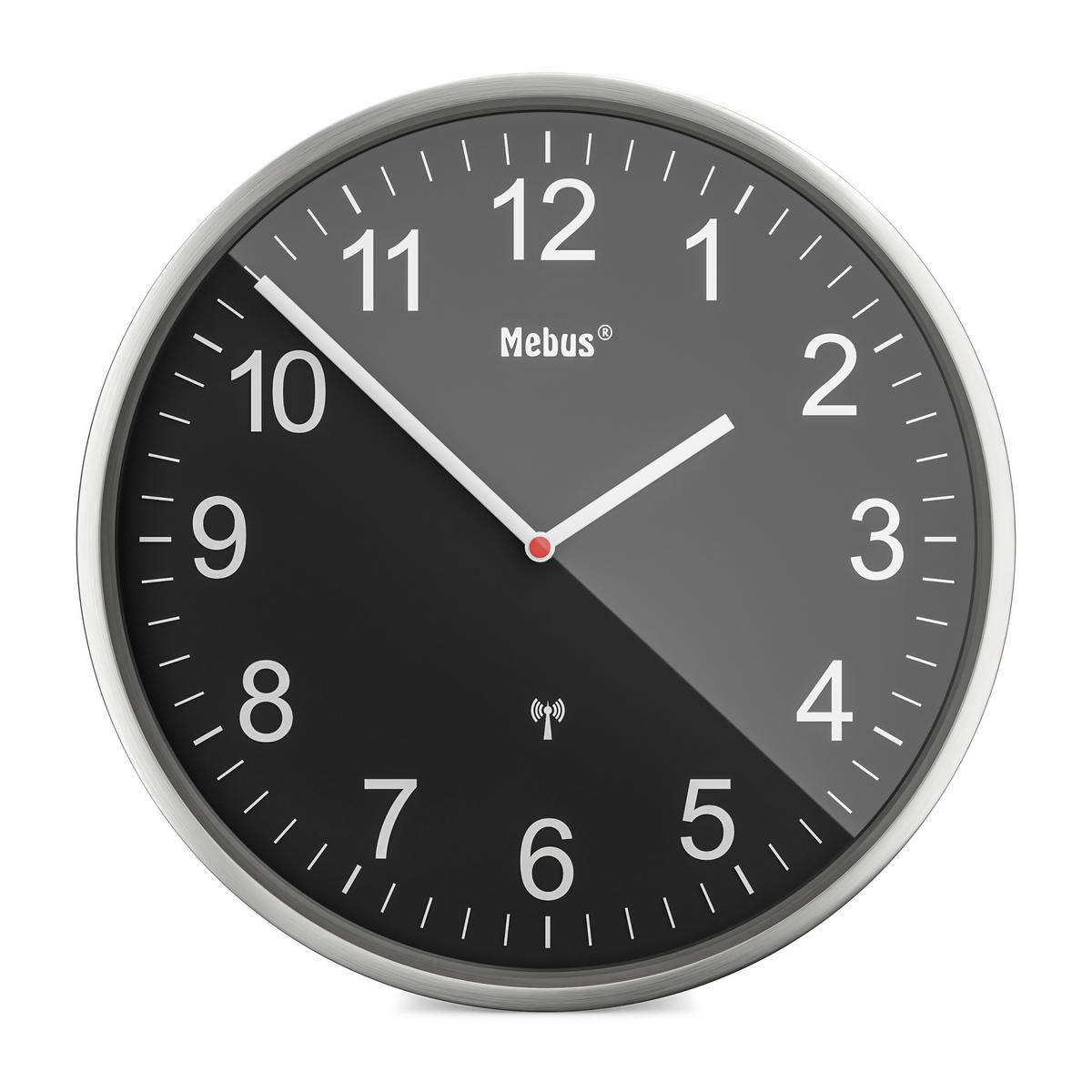 FUNKUHR  Schwarz 45 cm  - Schwarz, Basics, Metall (45cm)