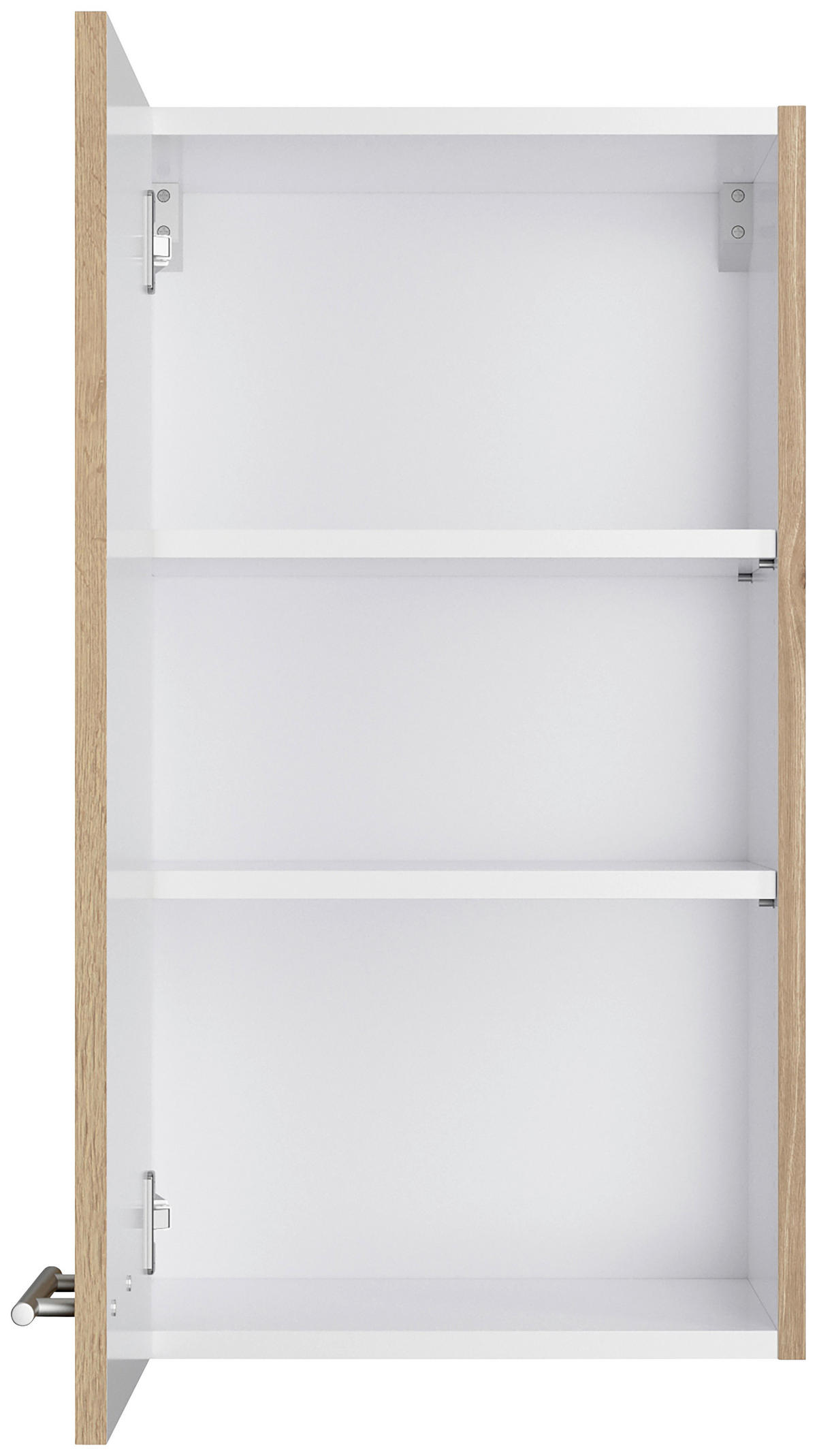 KÜCHENLEERBLOCK 270 cm   in Eichefarben  - Edelstahlfarben/Eichefarben, Basics, Holzwerkstoff/Metall (270cm) - Optifit