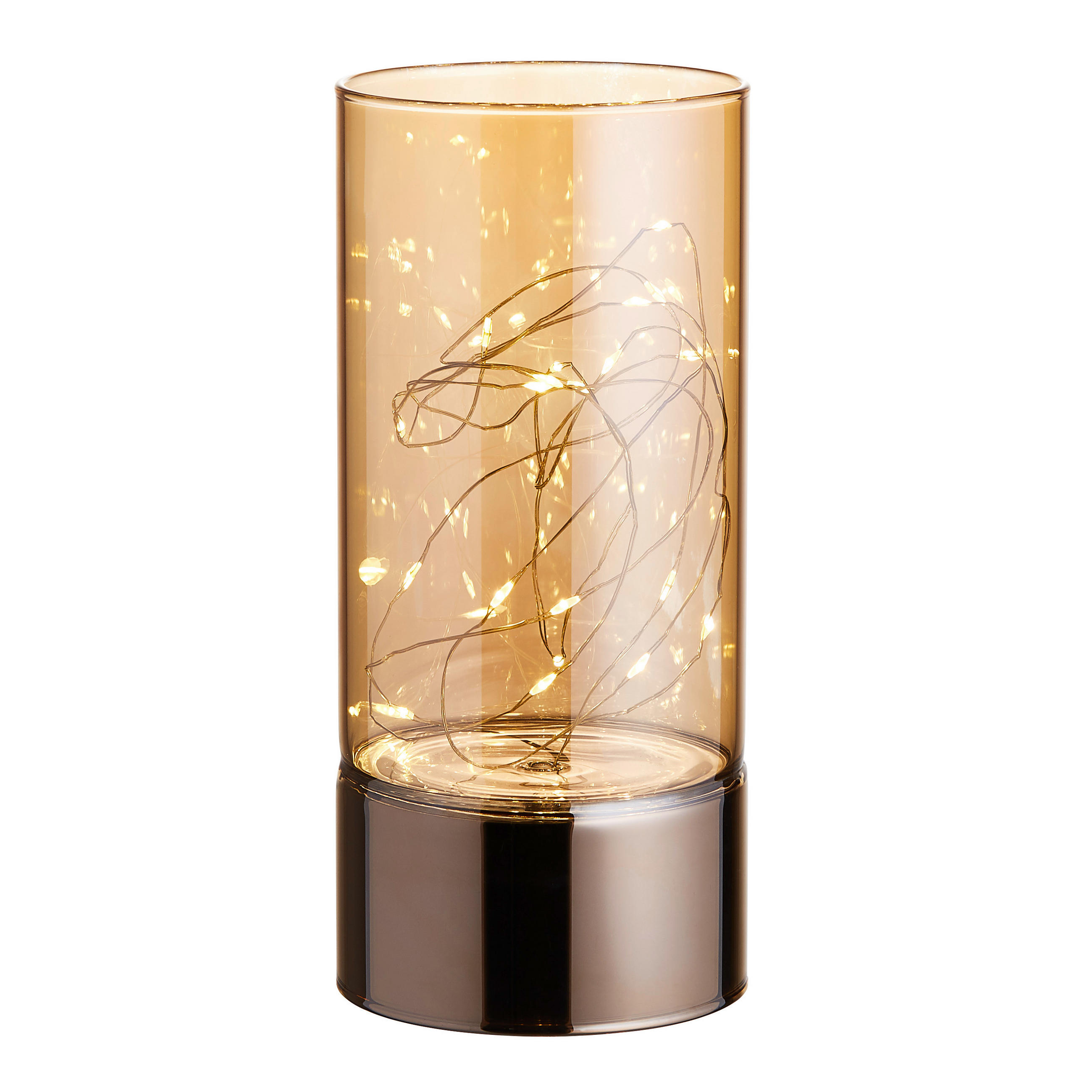 X-Mas Dekosäule Gold 20 cm