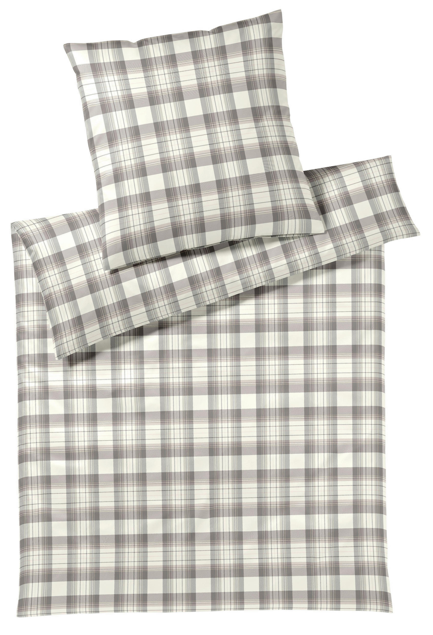 WENDEBETTWÄSCHE Soft Frames Flanell 200/200 cm  - Creme, Design, Textil (200/200cm) - Joop!