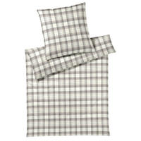 WENDEBETTWÄSCHE Soft Frames Flanell 155/220 cm  - Creme, Design, Textil (155/220cm) - Joop!