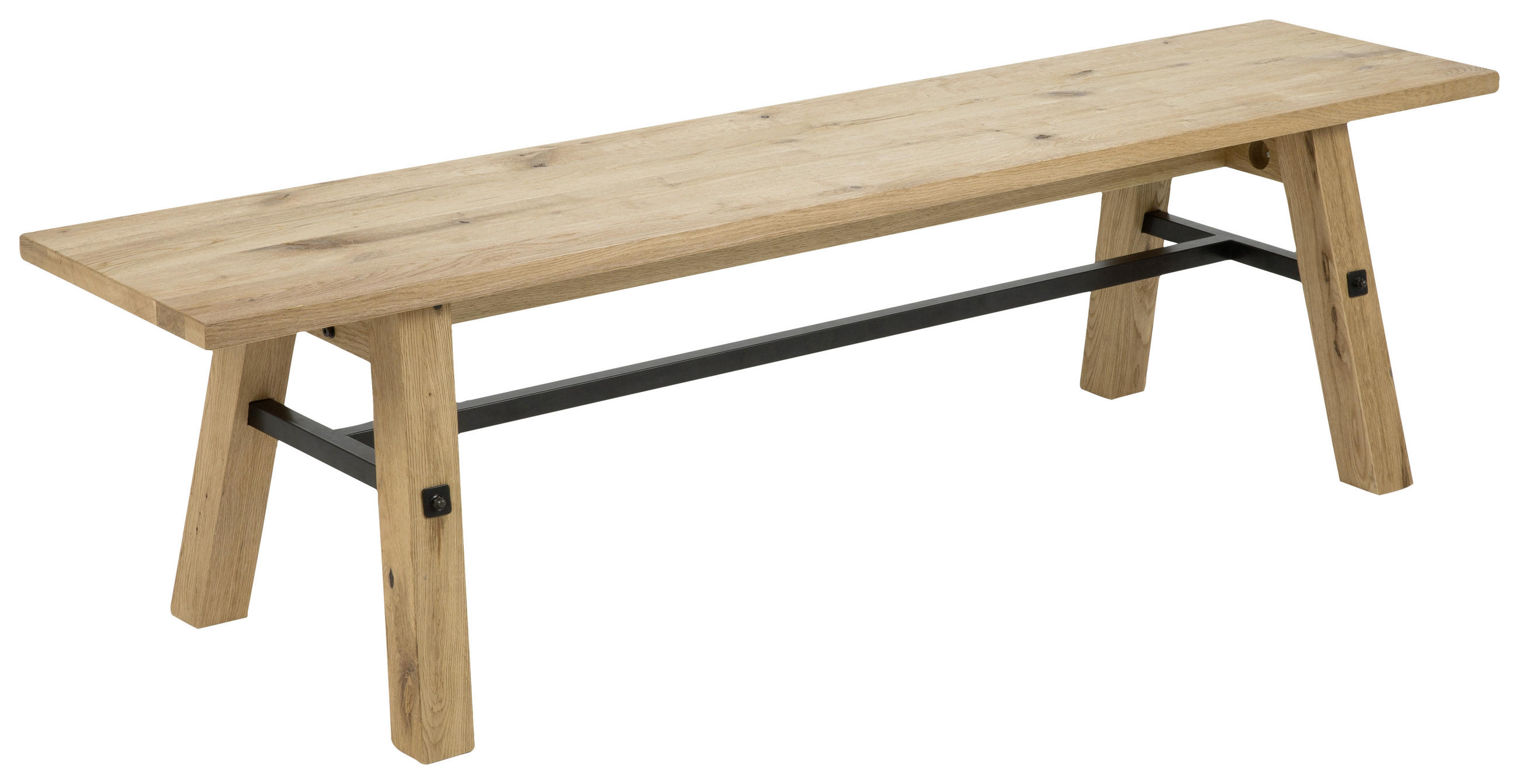 Sitzbank in Holz Eichefarben