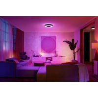 LED-DECKENLEUCHTE  42,5/8,4 cm    - Schwarz, Design, Kunststoff/Metall (42,5/8,4cm) - Philips HUE