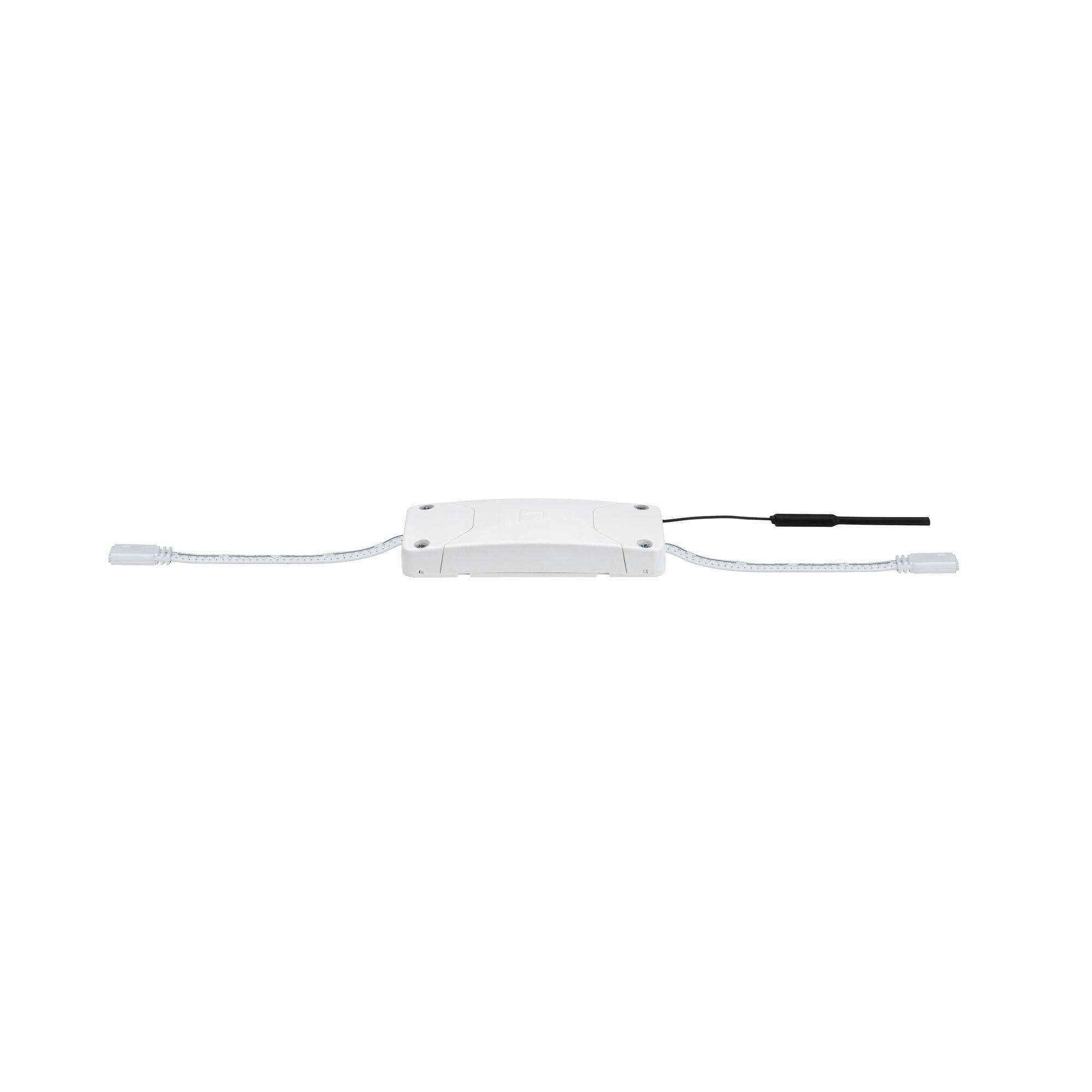 STEUERELEMENT 50045 3,8/1,8 cm   - Weiß/Grau, Basics, Kunststoff (3,8/1,8cm) - Paulmann