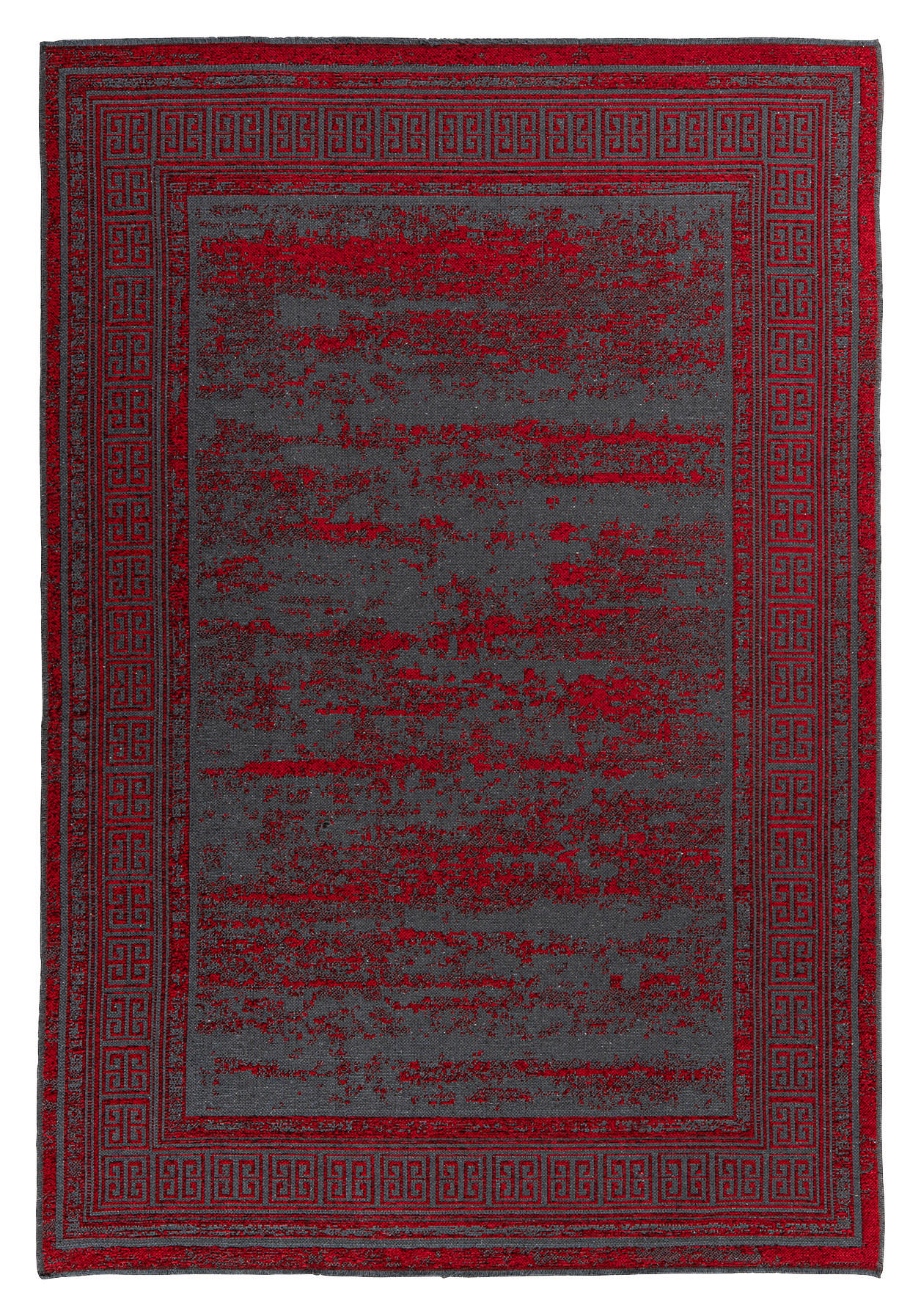 KOBEREC TKANÝ NA PLOCHO, 120/170 cm, červená - červená, Konvenční, textil (120/170cm)