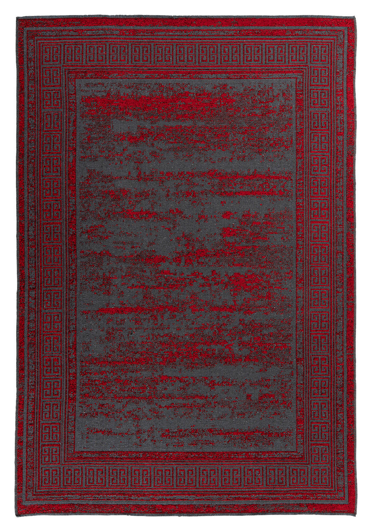KOBEREC TKANÝ NA PLOCHO, 120/170 cm, červená - červená, Konvenční, textil (120/170cm)
