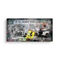 KUNSTDRUCK  - Multicolor, Basics, Holz (120x60cm)