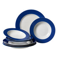 TAFELSERVICE 8-teilig  - Blau, Basics, Keramik (34/34/21cm) - Ritzenhoff Breker
