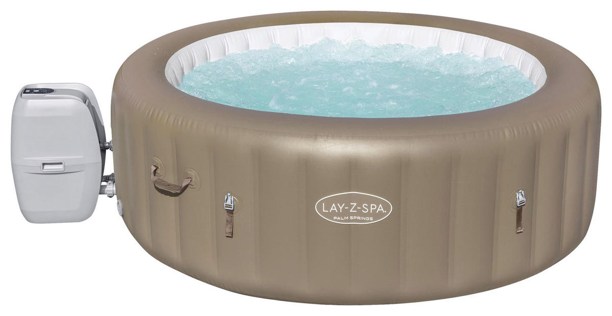 WHIRLPOOL LAY-Z-SPA PALM SPRINGS 60017 196/71 cm  - Braun, KONVENTIONELL, Kunststoff/Metall (196/71cm) - Bestway