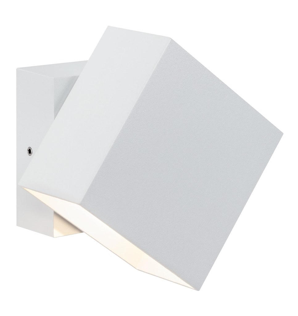 LED-WANDLEUCHTE   - Weiß, Basics, Metall (10/9,3/10cm) - Paulmann