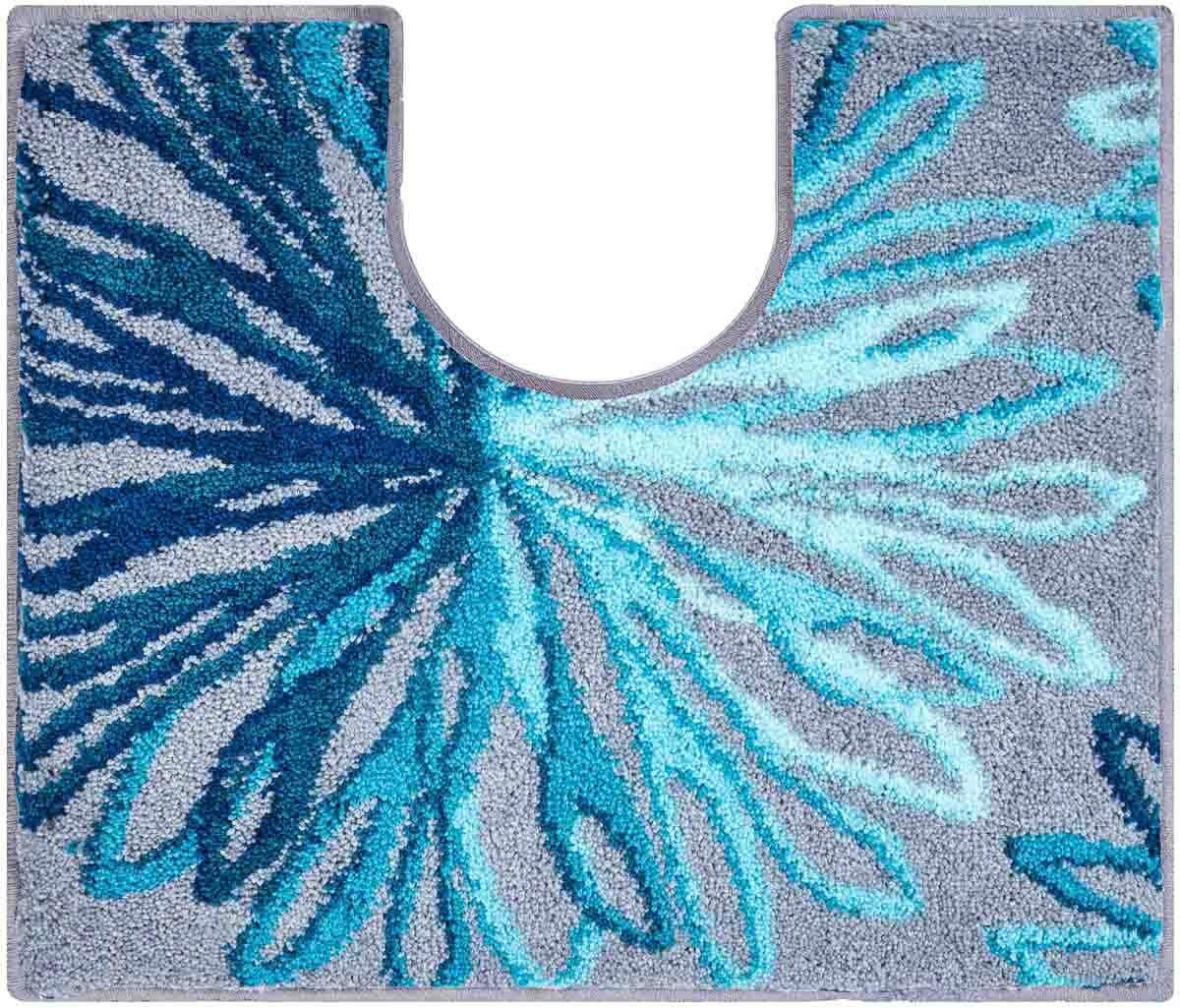 WC-VORLEGER Türkis 50/60 cm  - Türkis, Design, Kunststoff/Textil (50/60cm) - Grund