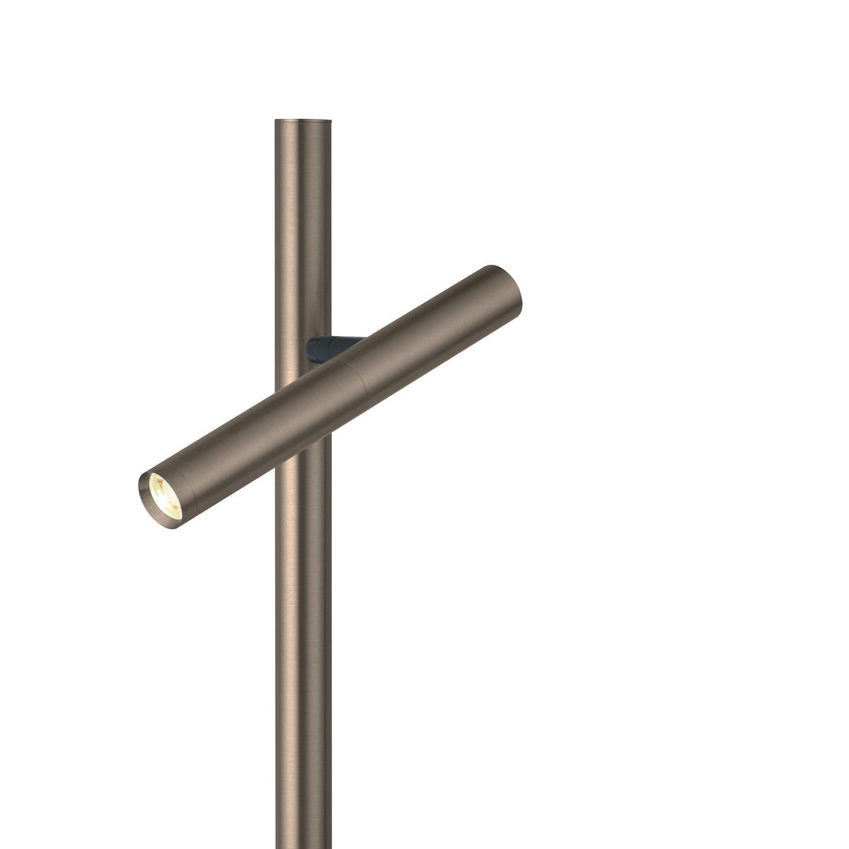 LED-TISCHLEUCHTE Arne 16/50,5 cm   - Bronzefarben, MODERN, Metall (16/50,5cm) - elements by BANKAMP