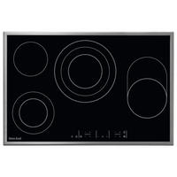 GLASKERAMIKKOCHFELD DKEV8648XB  - Edelstahlfarben/Schwarz, Basics, Glas/Metall (76,6/50,6cm) - Dieter Knoll