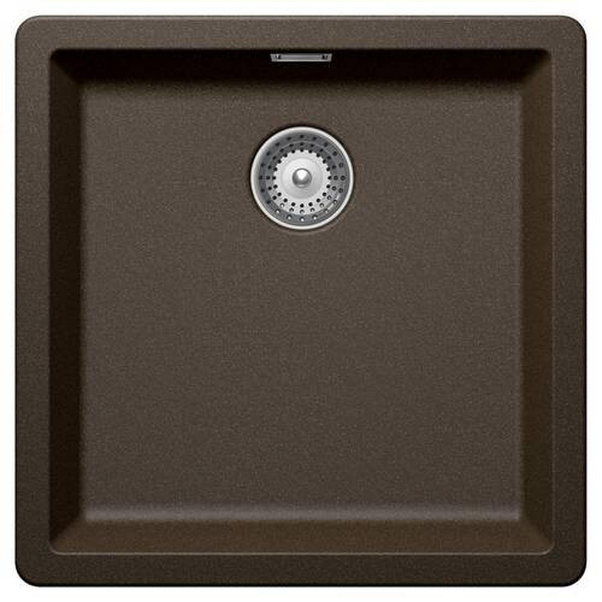 SPÜLE GREN100UBRO  - Bronzefarben, Basics, Stein (45,6/45,6cm) - Schock