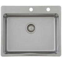 SPÜLE 1720CHICAGO60X50  - Edelstahlfarben, Trend, Metall (60/22,8/50cm) - Respekta