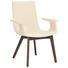 ARMLEHNSTUHL in Creme, Eichefarben - Eichefarben/Creme, Design, Leder/Holz (58/91/55cm) - Hülsta ARMLEHNSTUHL in Creme, Eichefarben - Eichefarben/Creme, Design, Leder/Holz (58/91/55cm) - Hülsta