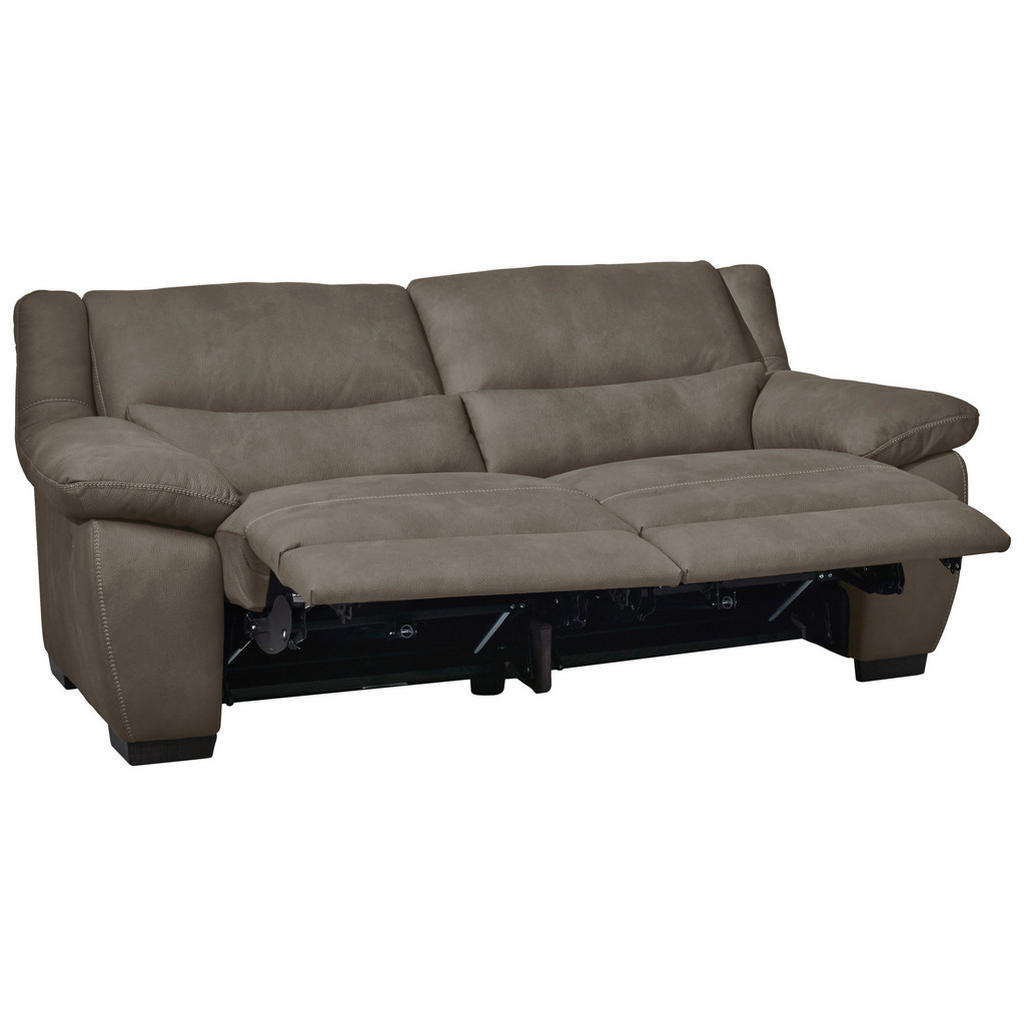 Thumbnail - Livetastic 2,5-Sitzer, Braun, Greige, Textil, Füllung: Polyetherschaumkern, 210x96x99 cm, Made in EU, Wohnzimmer, Sofas ...
