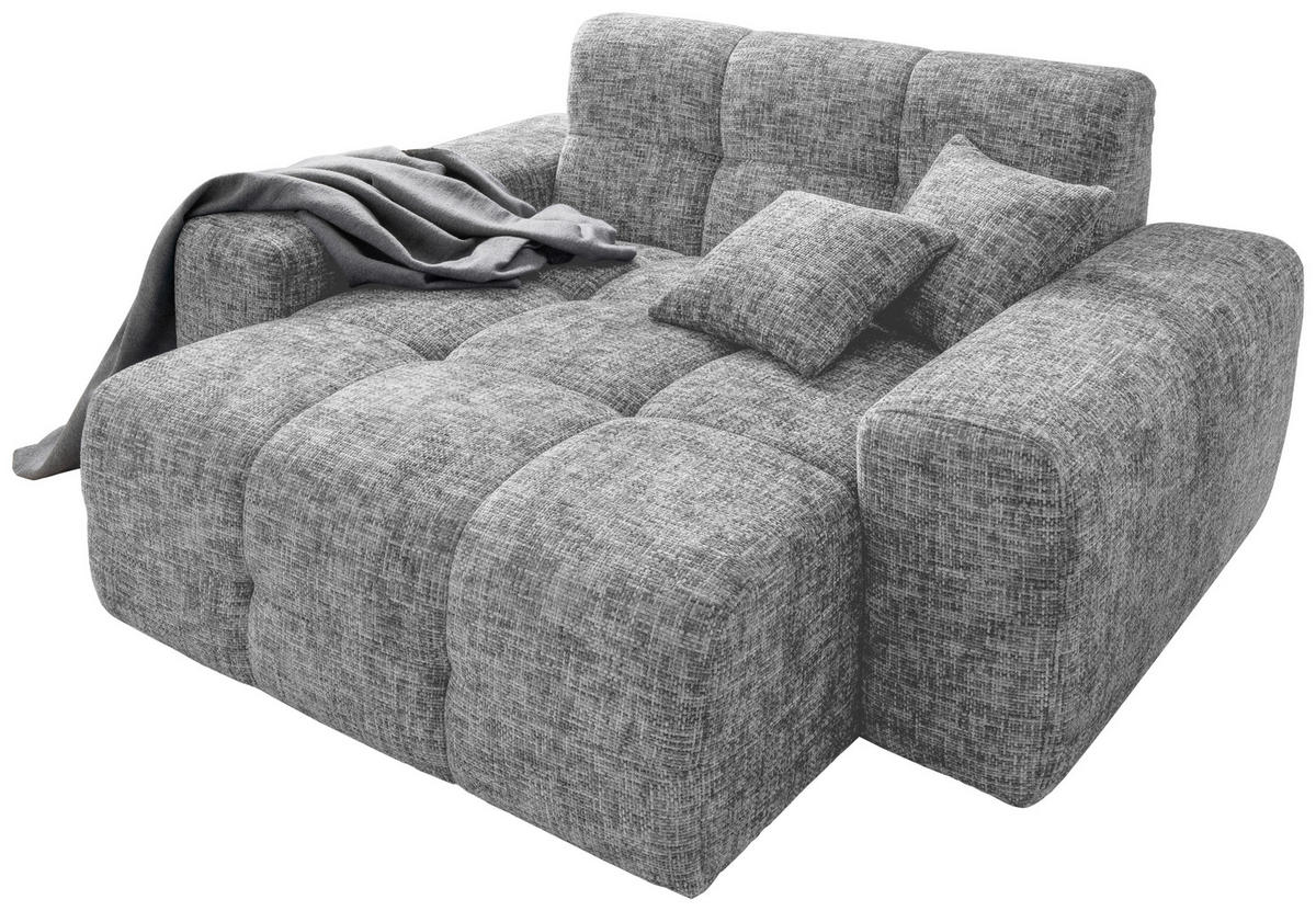 XXL-SESSEL - Silberfarben, MODERN, Kunststoff/Textil (181/87/155cm) - Livetastic