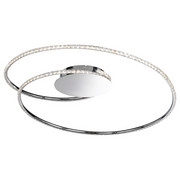 STROPNA LED SVETILKA, Ø 82 CM - krom, Design, kovina (82cm)
