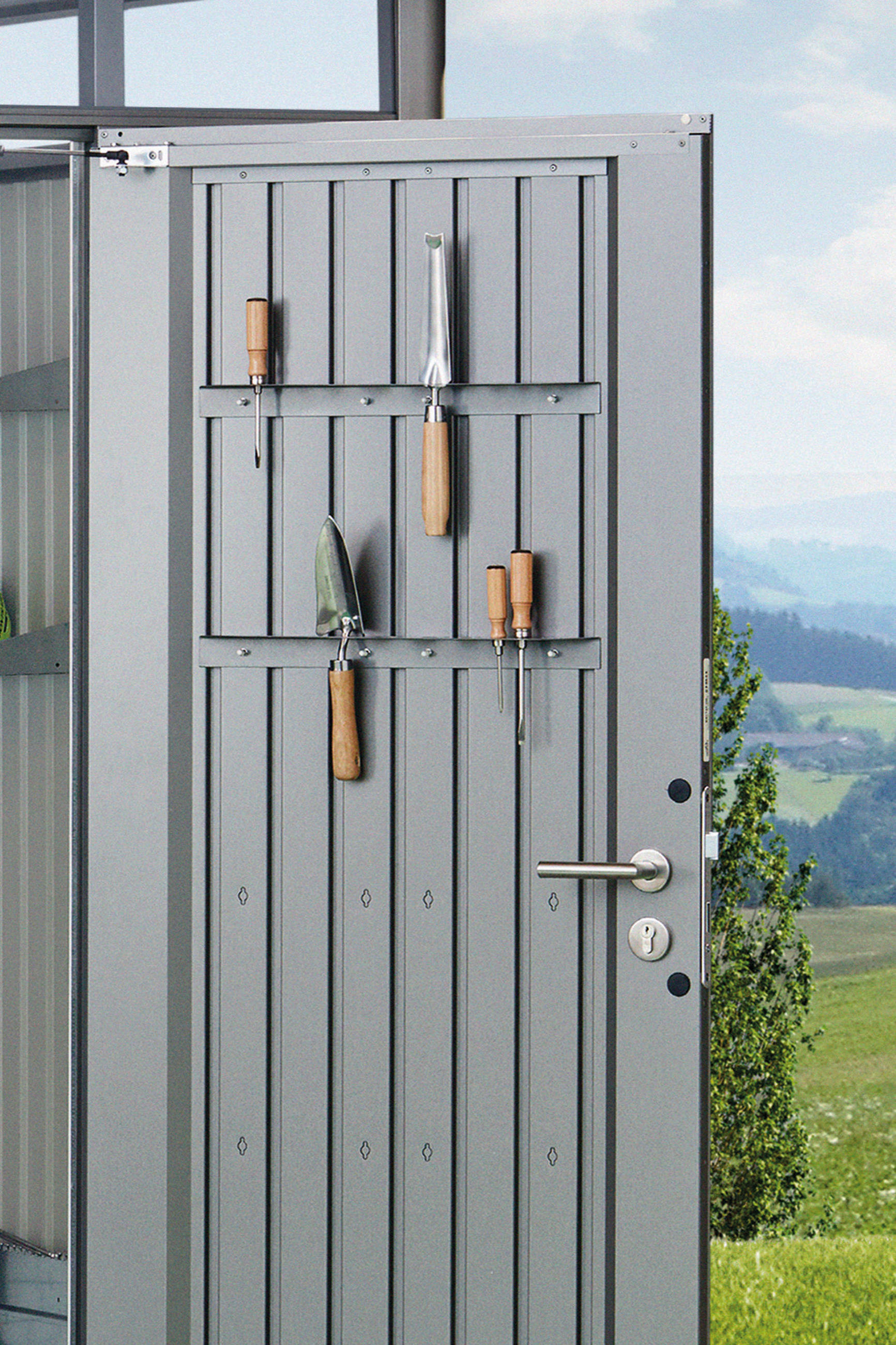 WERKZEUGHALTER 51,5/3,5/5 cm  - Dunkelgrau, Design, Metall (51,5/3,5/5cm) - Biohort
