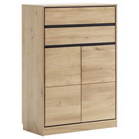 HIGHBOARD  in 86/123/40 cm  - Eiche Bianco, KONVENTIONELL, Holz/Holzwerkstoff (86/123/40cm) - Linea Natura