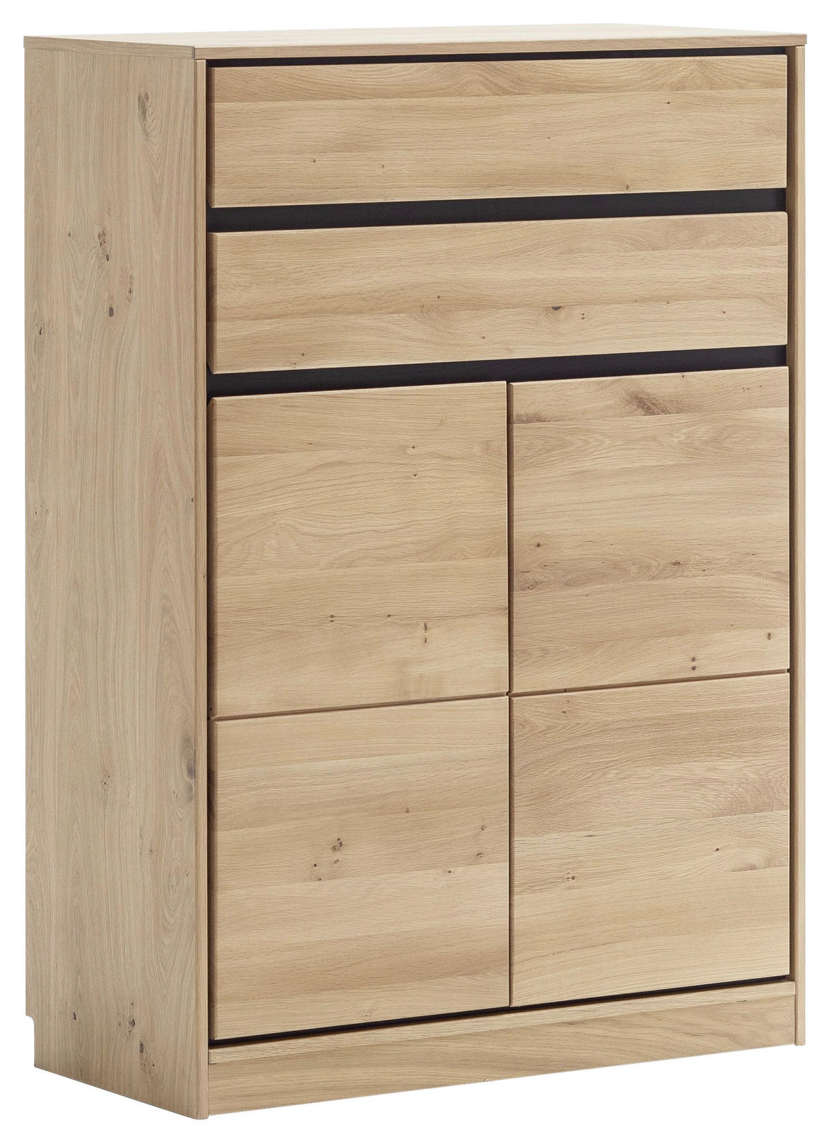 HIGHBOARD  in 86/123/40 cm  - Eiche Bianco, KONVENTIONELL, Holz/Holzwerkstoff (86/123/40cm) - Linea Natura