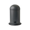 TRETEIMER Ona 3 L  - Dunkelgrau/Schwarz, Basics, Kunststoff/Metall (22/34/17cm) - Aquanova