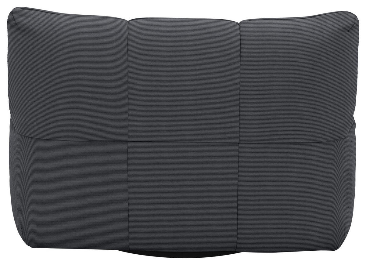SESSEL Feincord Anthrazit  - Anthrazit/Schwarz, Design, Kunststoff/Textil (112/85/108cm) - Pure Home Lifestyle