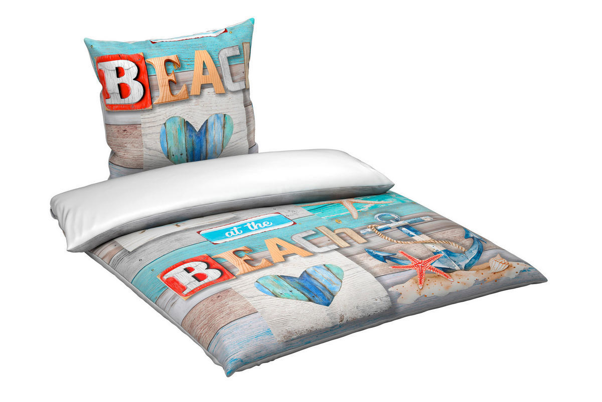 WENDEBETTWÄSCHE Satin 155/220 cm  - Multicolor, Textil (155/220cm) - Esposa