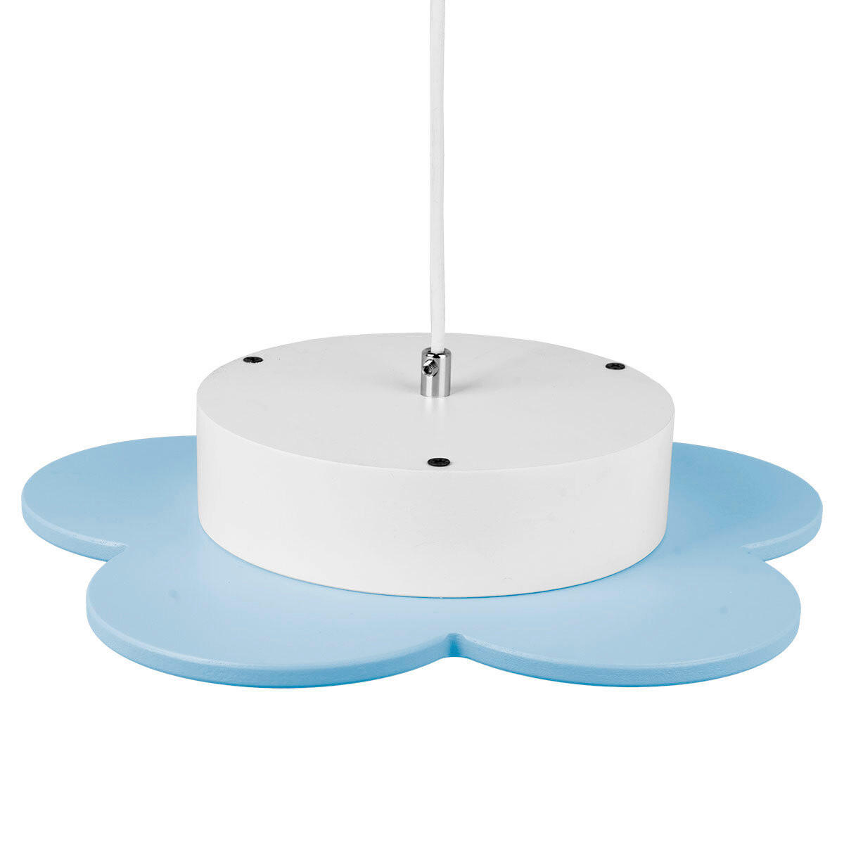 KINDERHÄNGELEUCHTE Fiore 33/70 cm  - Hellblau, Basics, Holzwerkstoff/Kunststoff (33/70cm)