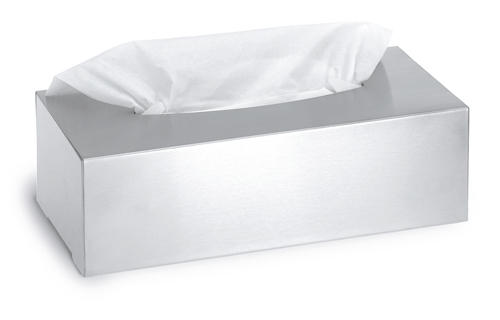 PAPIERSPENDER - Edelstahlfarben, Design, Metall (24,0/12,0/7,2cm) - Blomus