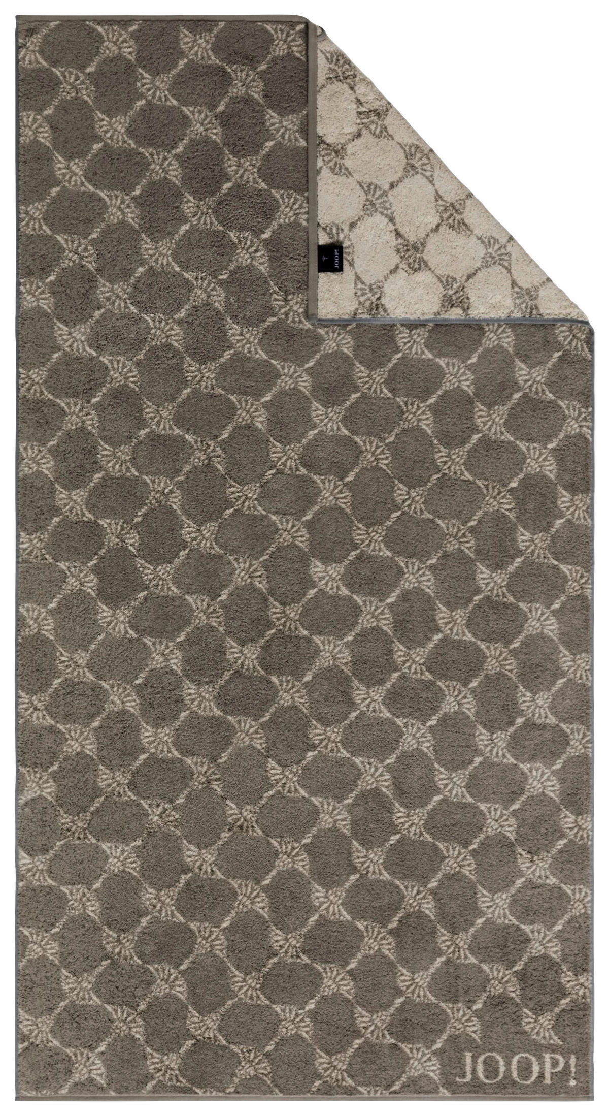 DUSCHTUCH CORNFLOWER 80/150 cm  - Graphitfarben, Design, Textil (80/150cm) - Joop!