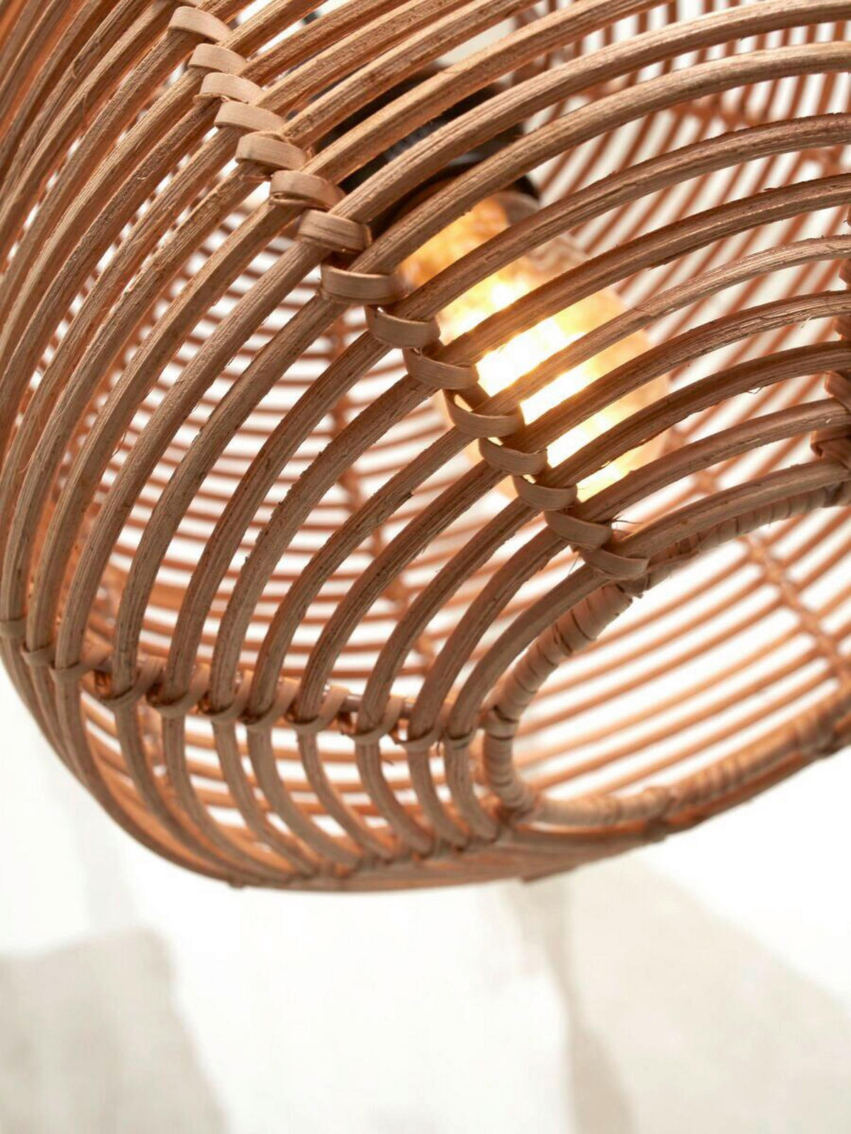 HÄNGELEUCHTE GOOD&MOJO 25/25/20 cm   - Naturfarben, Trend, Holz (25/25/20cm) - Good & Mojo