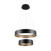 LED-HÄNGELEUCHTE 60/150 cm  - Goldfarben/Schwarz, Design, Metall (60/150cm) - Musterring