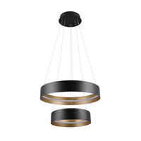 LED-HÄNGELEUCHTE 60/150 cm  - Goldfarben/Schwarz, Design, Metall (60/150cm) - Musterring