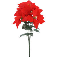 DEKORAČNÍ KVĚTINA 21 cm - vícebarevná, Romantický / Rustikální, plast (21cm)
