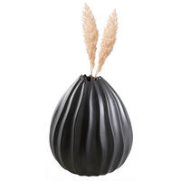 VASE 26 cm  - Schwarz, Trend, Keramik (22,5/26cm) - Ambia Home