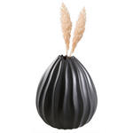 VASE 26 cm  - Schwarz, Trend, Keramik (22,5/26cm) - Ambia Home