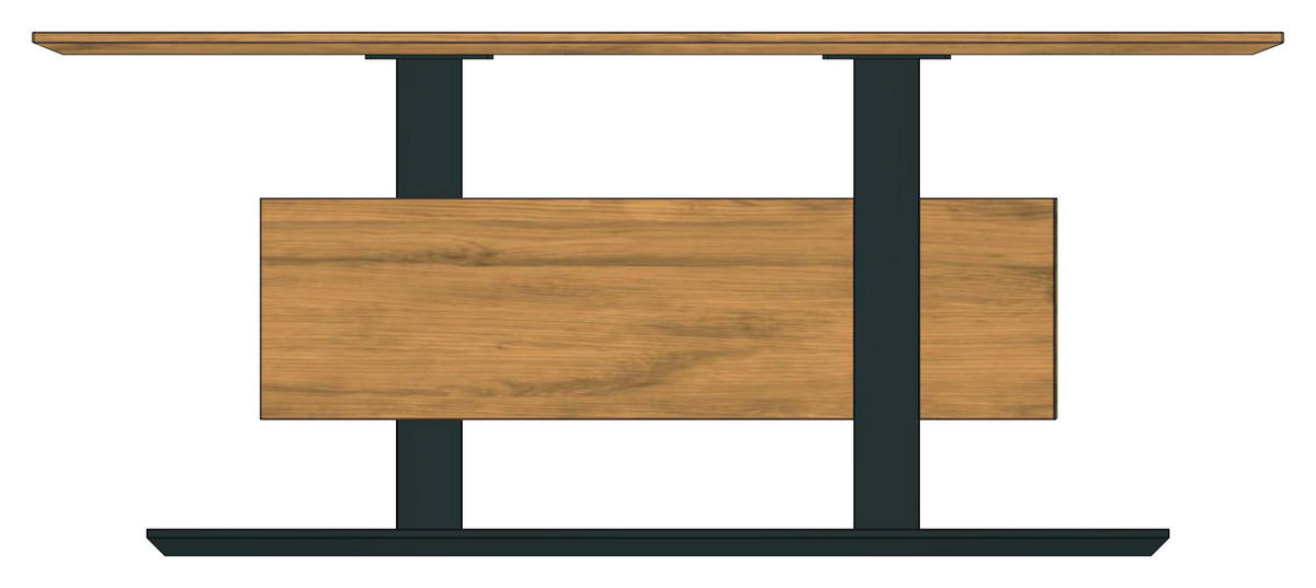 DOHÁNYZÓASZTAL fa 110/70/45 cm   - tölgyfa/antracit, Natur, fa (110/70/45cm) - Valnatura