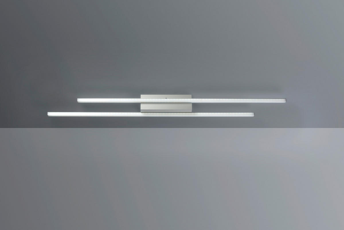 LED-DECKENLEUCHTE 117/11,5/6,5 cm   - Design, Metall (117/11,5/6,5cm) - BOPP
