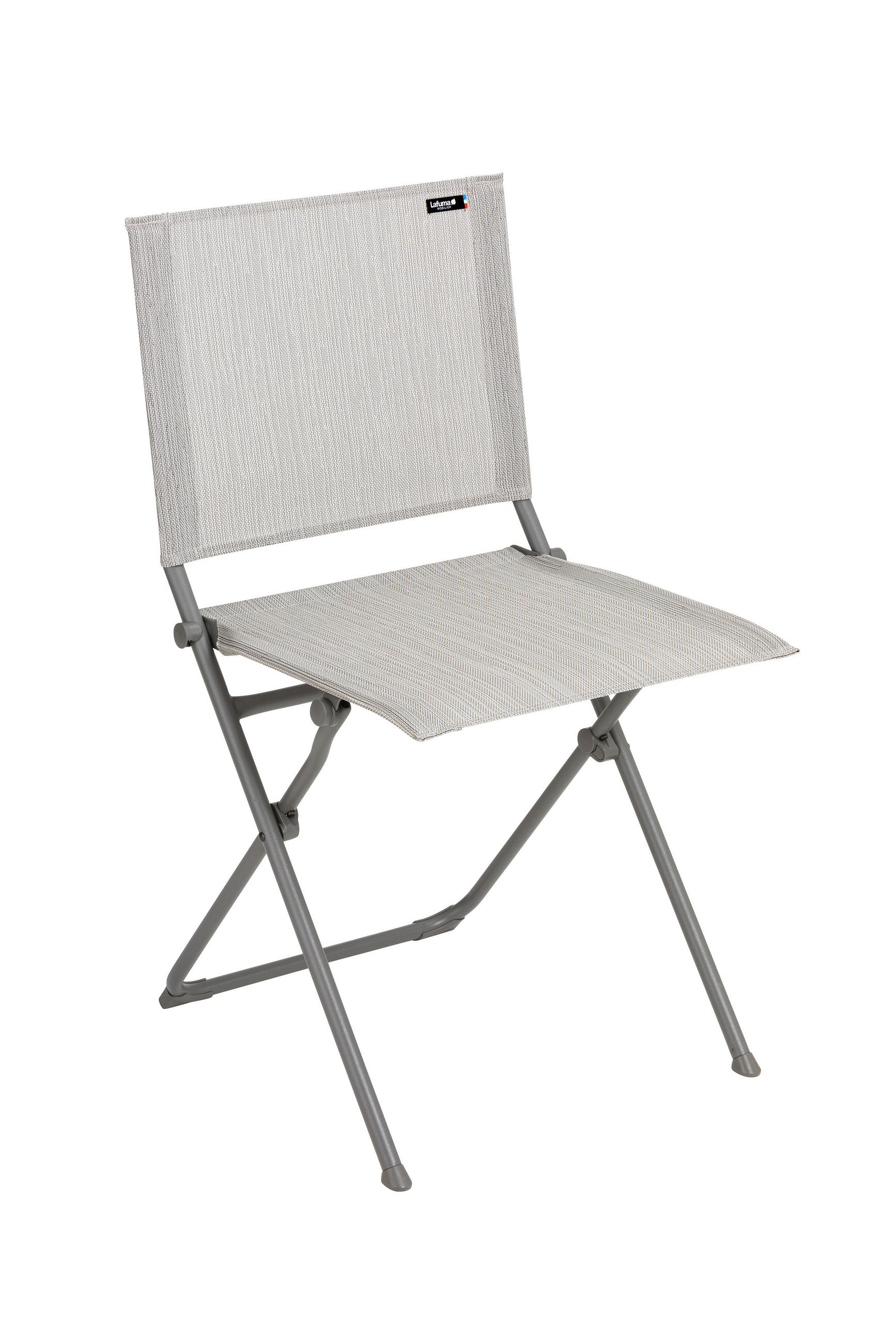 KLAPPSTUHL Batyline® Hellgrau  - Anthrazit/Hellgrau, Basics, Textil/Metall (49/87/50cm) - Lafuma Mobilier