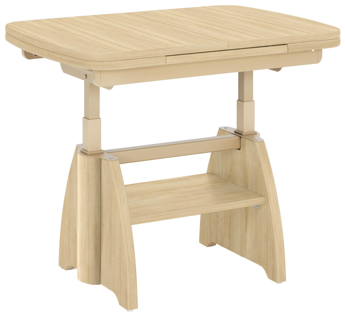 COUCHTISCH in Holzwerkstoff 90-131/65/56-75 cm  - Buchefarben, Konventionell, Holzwerkstoff (90-131/65/56-75cm) - Venda