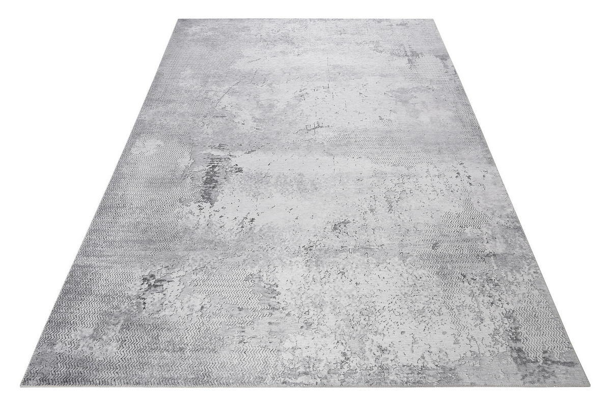 WEBTEPPICH 80/150 cm Radiate Grau  - Grau, Design, Textil (80/150cm) - Novel