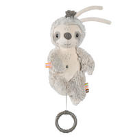 SPIELUHR Faultier Lazy 24/7,6/7,2 cm  - Hellgrau, Basics, Textil (24/7,6/7,2cm) - Fehn