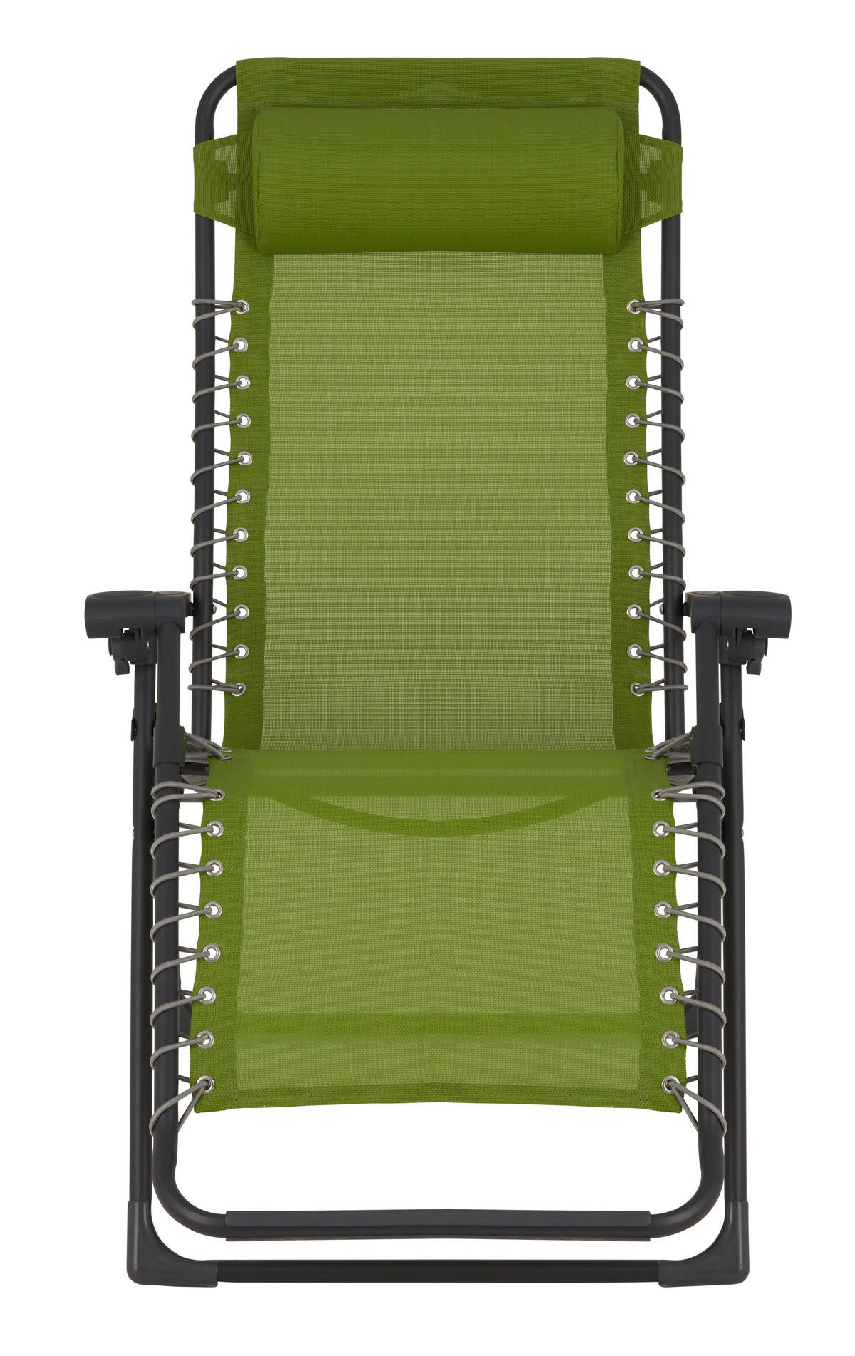 GARTEN-RELAXSESSEL 67/112,7/94 cm  - Dunkelgrau/Grün, Basics, Kunststoff/Textil (67/112,7/94cm) - Ambia Garden