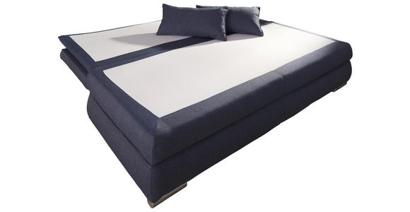 SCHLAFSOFA in Textil Hellgrau - Silberfarben/Hellgrau, KONVENTIONELL, Kunststoff/Textil (207/94/90cm) - Venda