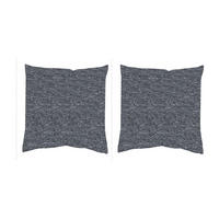 KISSENHÜLLEN-SET FJELLA 40/40 cm  - Anthrazit Hochglanz, Basics, Textil (40/40cm)