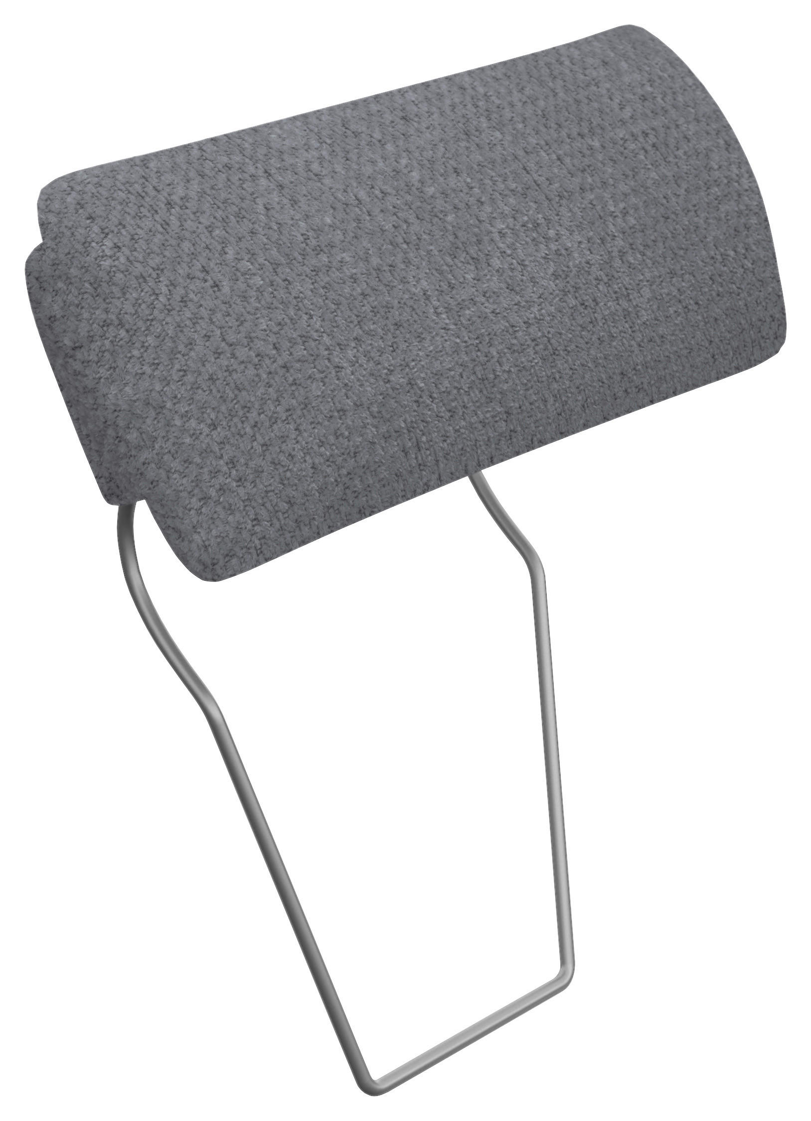 KOPFSTÜTZE - Dunkelgrau, KONVENTIONELL, Textil (55/28/18cm) - Hom`in