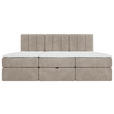 FAMILIENBETT - Graubraun/Schwarz, Design, Holzwerkstoff/Kunststoff (270/200cm) - Esposa
