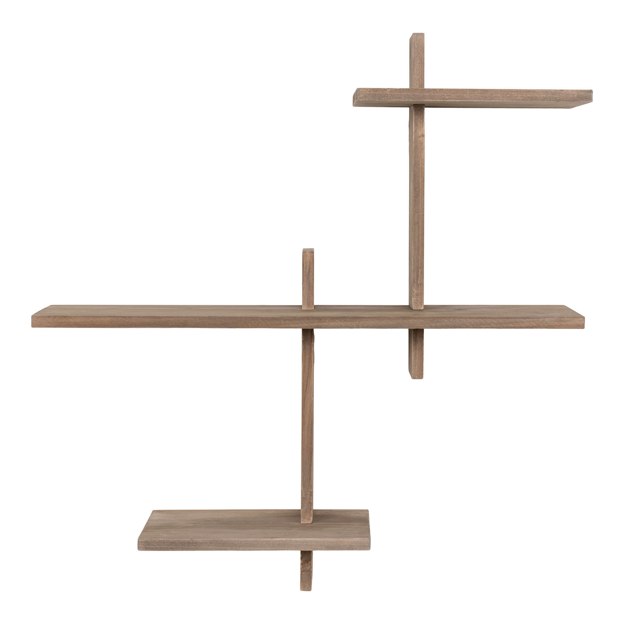 WANDREGAL Braun  - Braun, Design, Holz (53/56/15cm)